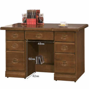 E330-4 樟木皇家4.2尺辦公桌