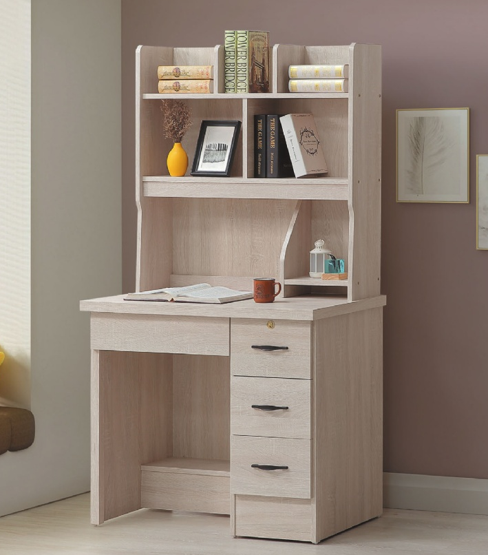 C360-3 702白梧桐書桌上座+C360-4 702白梧桐書桌下座