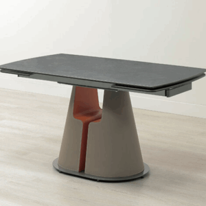 A471-01凱爾6.6尺複合陶板伸縮餐桌 桌面140、170、200公分三段使用