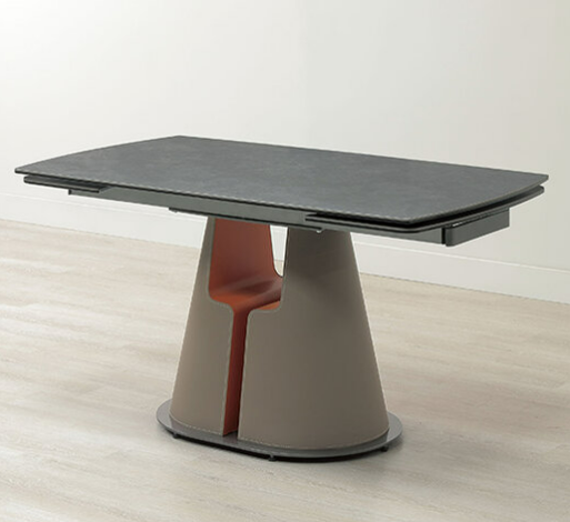 A471-01凱爾6.6尺複合陶板伸縮餐桌 桌面140、170、200公分三段使用