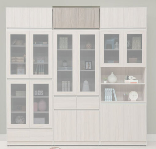 C363-4 夏禾3尺書櫃 被櫃