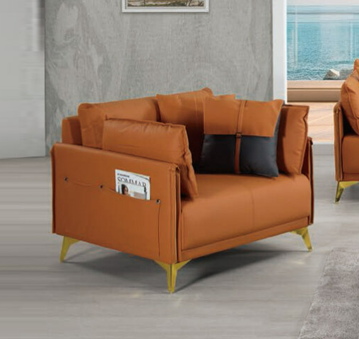 A1325-6阿爾達單人椅   坐高43公分⊙附抱枕2個