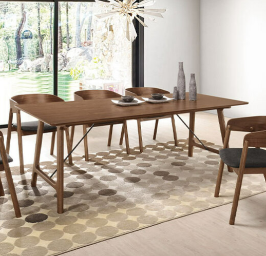 A1767-1 雷克斯6.6尺胡桃餐桌