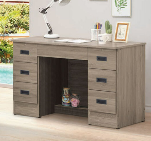 E332-6 灰橡4尺書桌