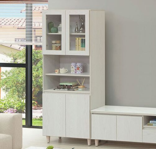 C364-2 白熊3*6尺四門書櫃