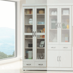 C364-6 白熊3*6尺下抽書櫥