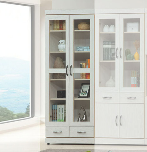 C364-6 白熊3*6尺下抽書櫥