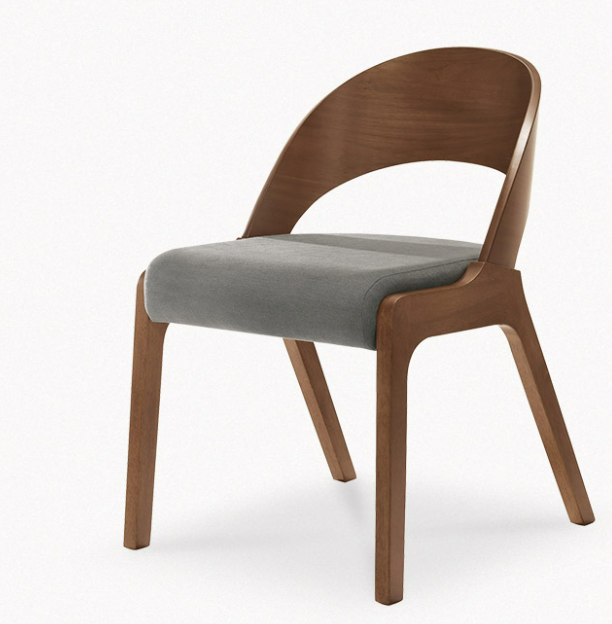 A1867-6 多瑪士餐椅 布 實木  (坐高47cm)