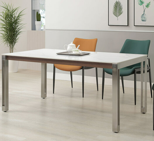 A476-03斯坦利5.3尺柔光岩板餐桌