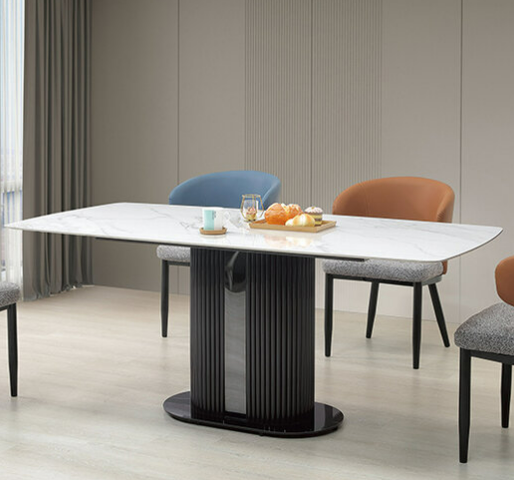 A478-04范德爾6尺柔光岩板餐桌