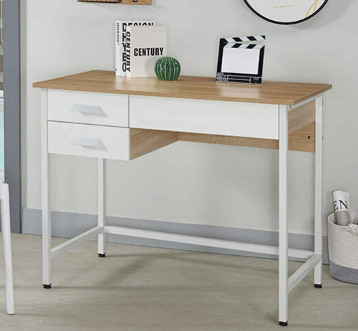 762-3卓海3.3尺三抽書桌