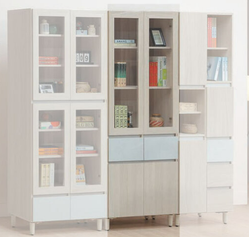 C367-3 夏朵3*6尺中抽書櫃