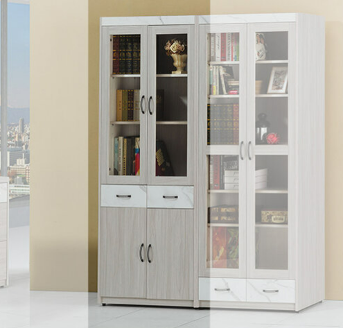 C368-7 夏雪3尺開門中抽書櫃