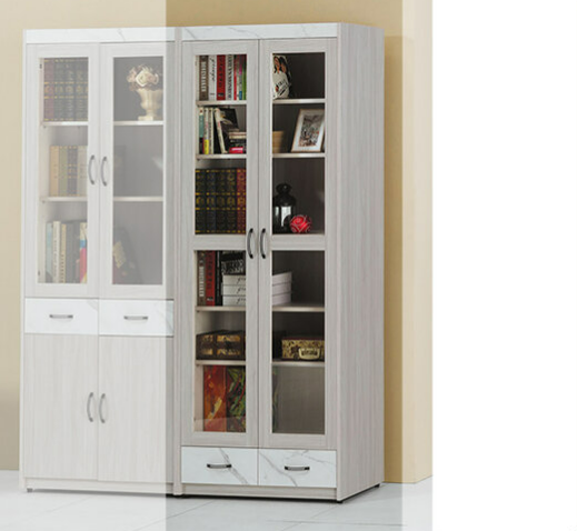 C368-8 夏雪3尺開門下抽書櫃