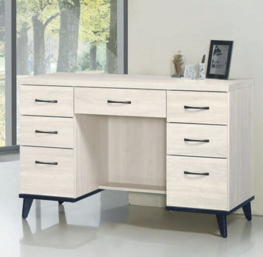 E334-3 鋼刷白4尺書桌