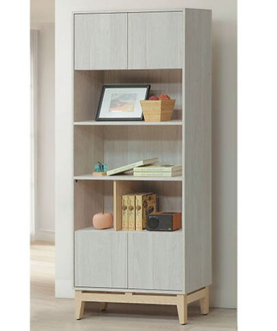 C369-4 波伊2.7尺開門書櫃 ⊙活動隔板一片