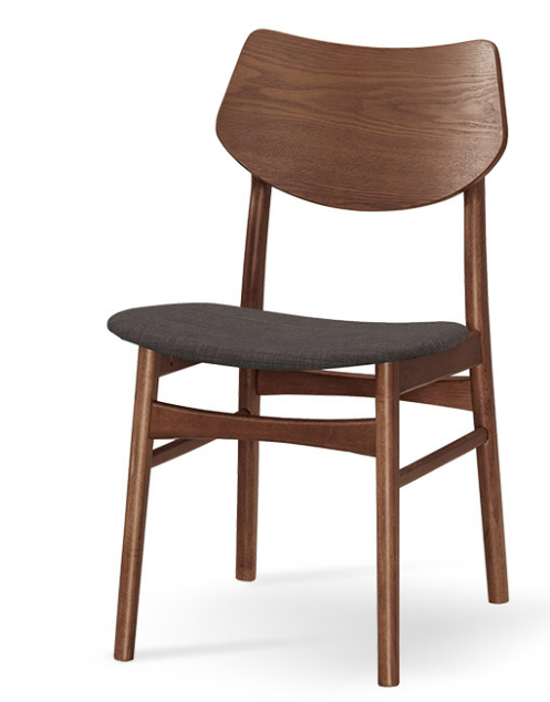 A1868-6 特倫德餐椅 布 實木 坐高47.5公分