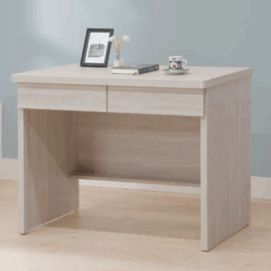 E338-9 白雪3.5尺二抽書桌