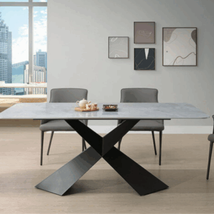 A491-02威斯頓6尺岩板餐桌 10公分導圓角