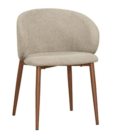 A1874-2 黛西餐椅 布 五金腳 坐高48公分