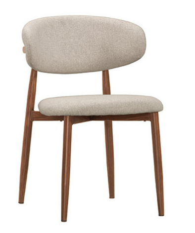 A1874-3 亞當餐椅 布 五金腳 坐高48公分