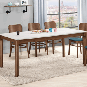 A1776-1 艾德嘉6尺岩板餐桌 桌面12mm岩板