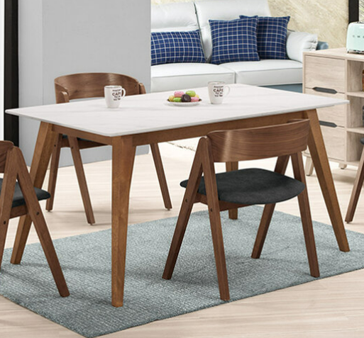 A1776-2 華爾斯5尺岩板餐桌 桌面12mm岩板