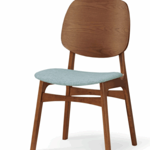 A1868-4 奎恩廷餐椅 布 實木 坐高45.5公分