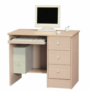 E341-8 白橡3尺電腦桌 下座 側板木心板