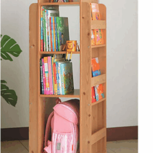 C381-9 圓舞曲360度旋轉收納書櫃 原木色 自行組裝