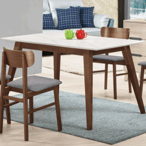 A1777-1 華爾斯4.3尺岩板餐桌 桌面12mm岩板