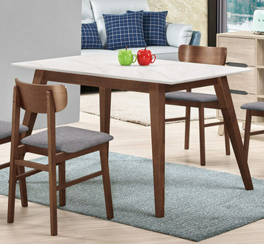 A1777-1 華爾斯4.3尺岩板餐桌 桌面12mm岩板