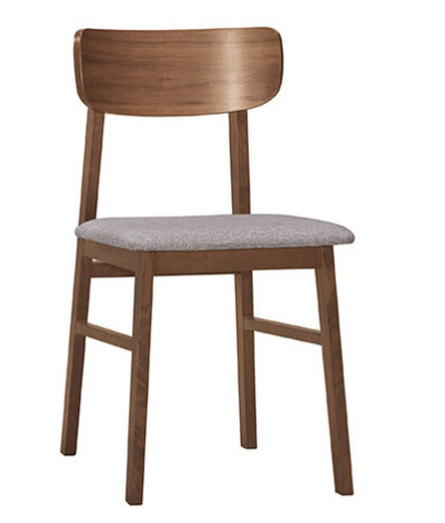 A1868-13 華爾斯餐椅 布 實木 坐高46.5公分