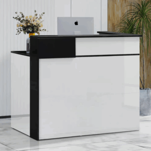 804-4 雷恩那4尺白色多功能桌(桌面附1個出線孔.抽屜及門片皆有附鎖) (門內無隔板)(地面至桌面高度80.5cm)