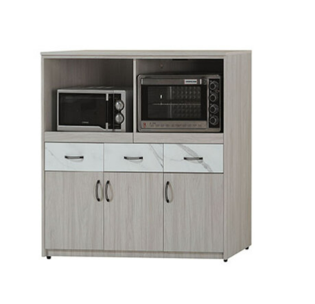 C388-5 夏雪4尺餐櫃 ⊙拉盤×2