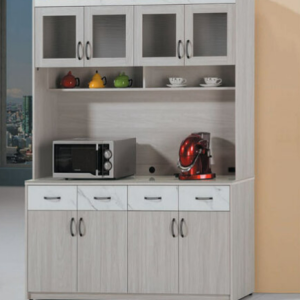 C388-3 夏雪5尺餐櫃上座+C388-4 夏雪5尺餐櫃岩板下座