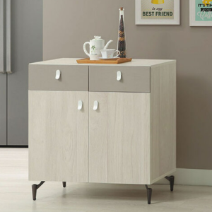 C389-2 格芮2.7尺餐櫃下座 木面 ⊙附1片隔板