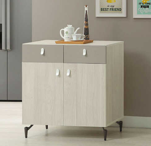 C389-2 格芮2.7尺餐櫃下座 木面 ⊙附1片隔板