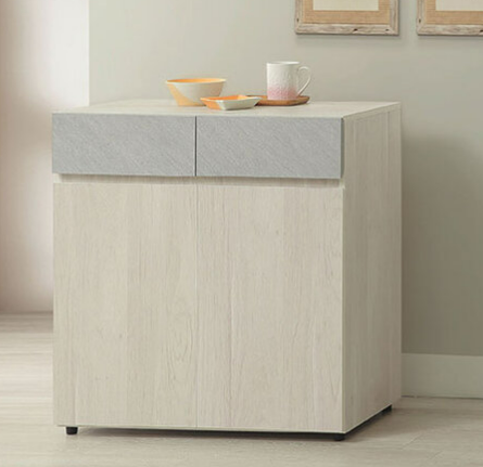 C390-5 米娜2.7尺餐櫃下座 木面 ⊙附1片隔板