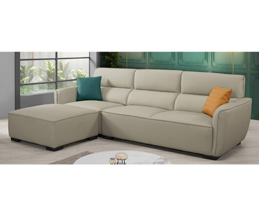 A1344-1 蒂安娜L型沙發組 全組 貓抓皮 坐高42公分 ⊙附抱枕2個