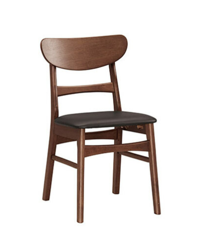 A1868-8 羅拉餐椅 皮 實木 坐高45公分