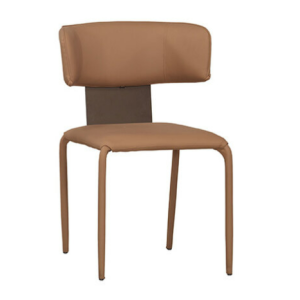 A1874-1 拜倫餐椅 皮 五金腳 坐高45公分