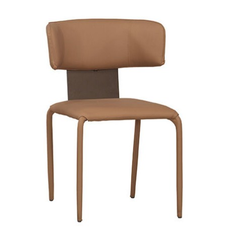 A1874-1 拜倫餐椅 皮 五金腳 坐高45公分