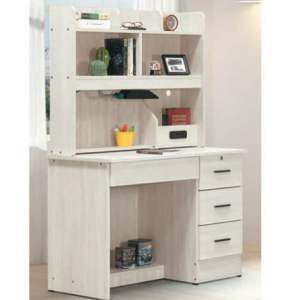 E344-1 冰島白橡3.5尺書桌 全組