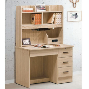 E343-5 漂流木3.5尺書桌 全組