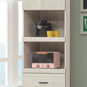 C395-4 洛瑪白橡木2尺電器櫃