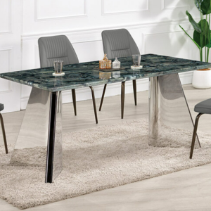 A1784-2 愛德溫5.3尺餐桌 透光石 桌面33mm超晶石