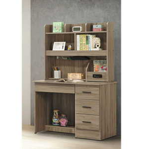 E343-7 灰橡3.5尺書桌 全組