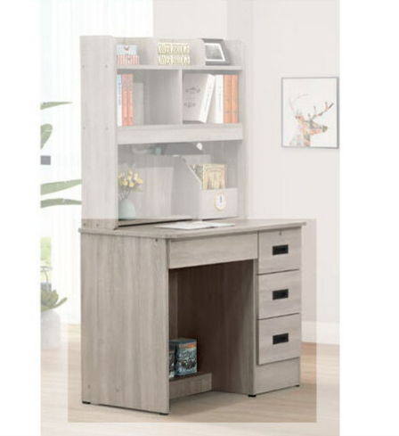 E344-12 紫芋3尺書桌下座