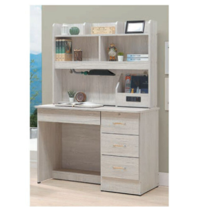 E344-3 復古橡木3.5尺書桌  全組